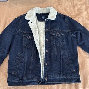 GAP Jean Sherpa-Lined Jacket